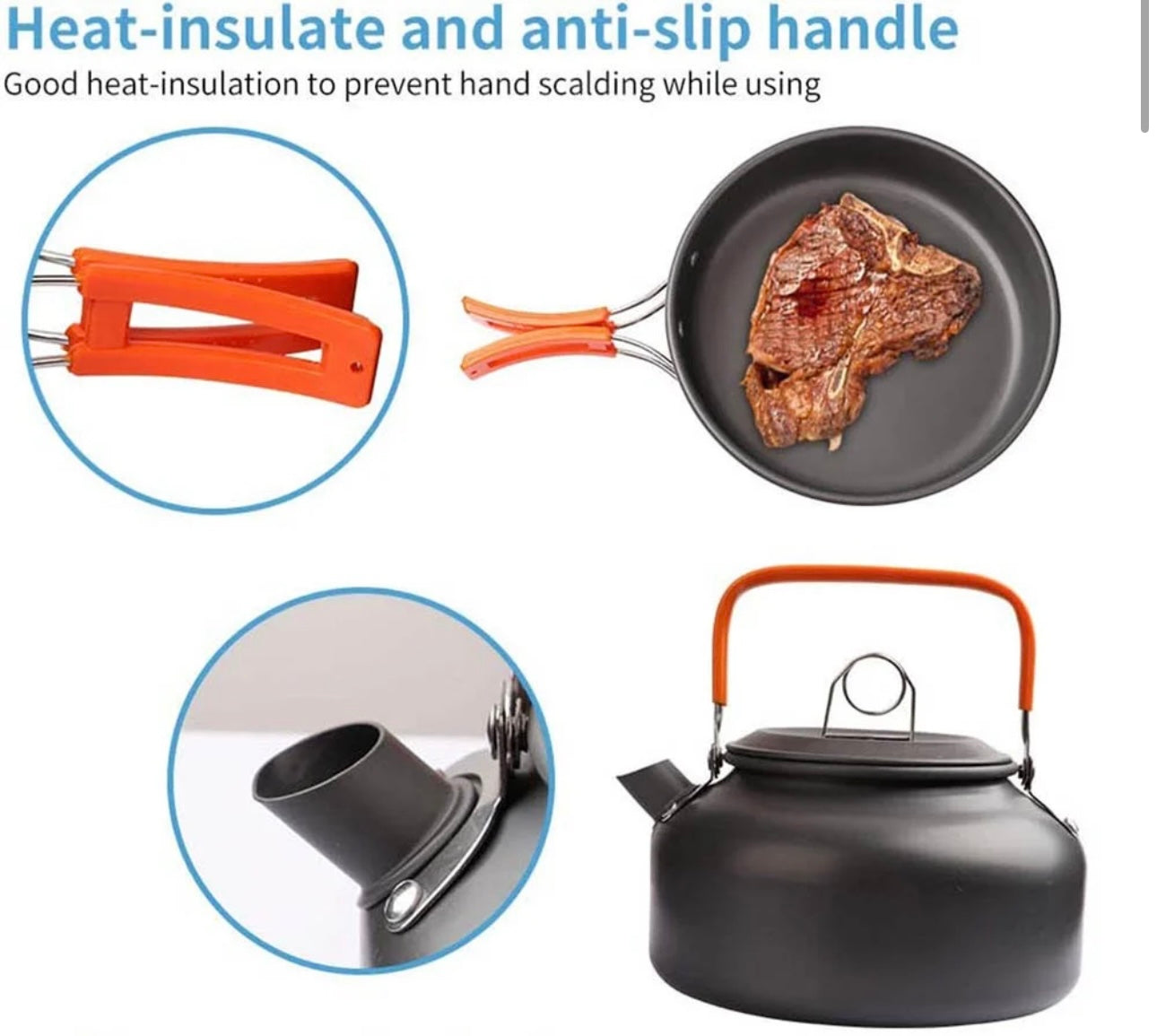 Adventure Aluminum Camping Cookware Kit
