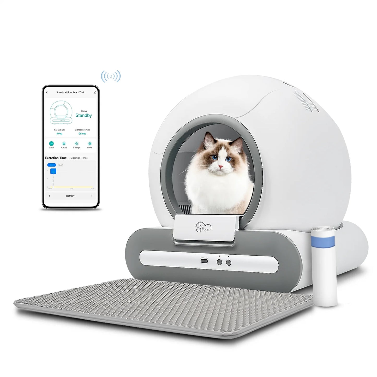 Smart Litter Box App-Controlled