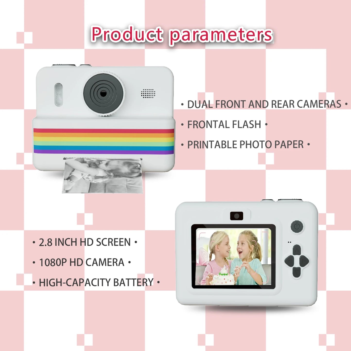 PixiPrint Kids Camera