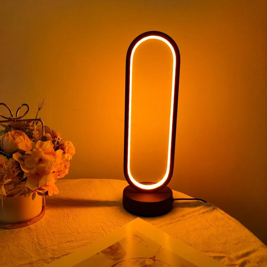 Tri-Glow Bedside Ring Lamp LED