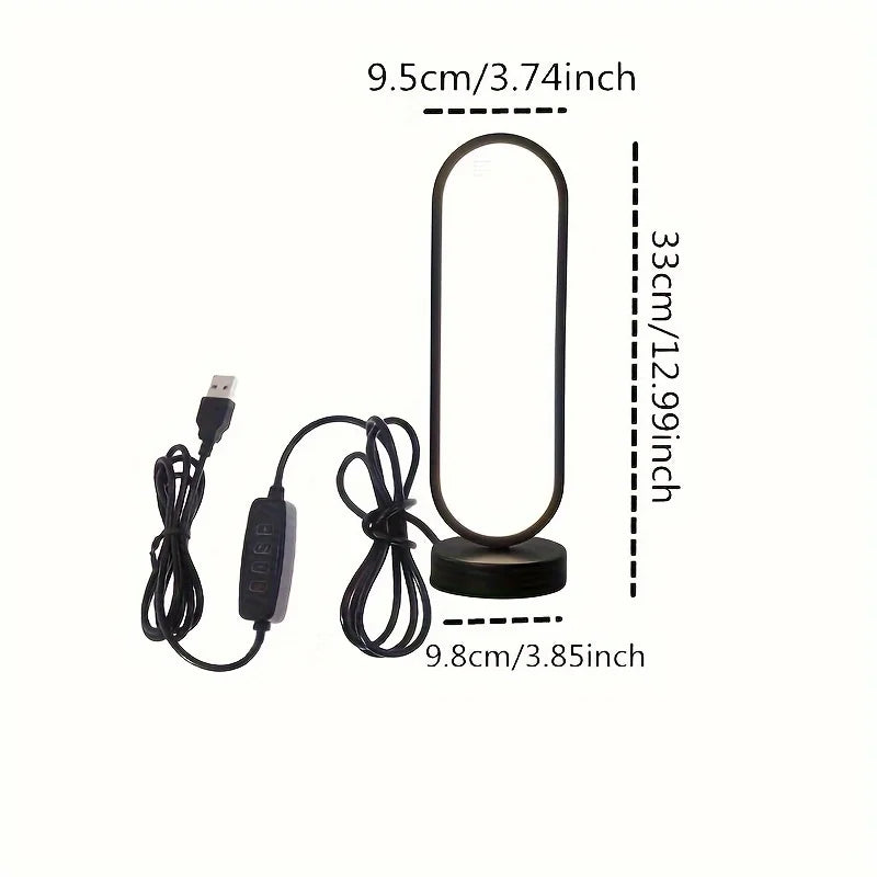 Tri-Glow Bedside Ring Lamp LED