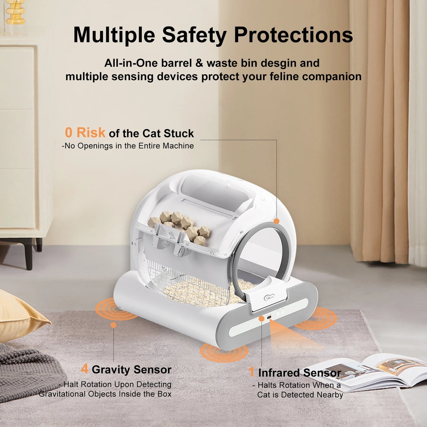 Smart Litter Box App-Controlled