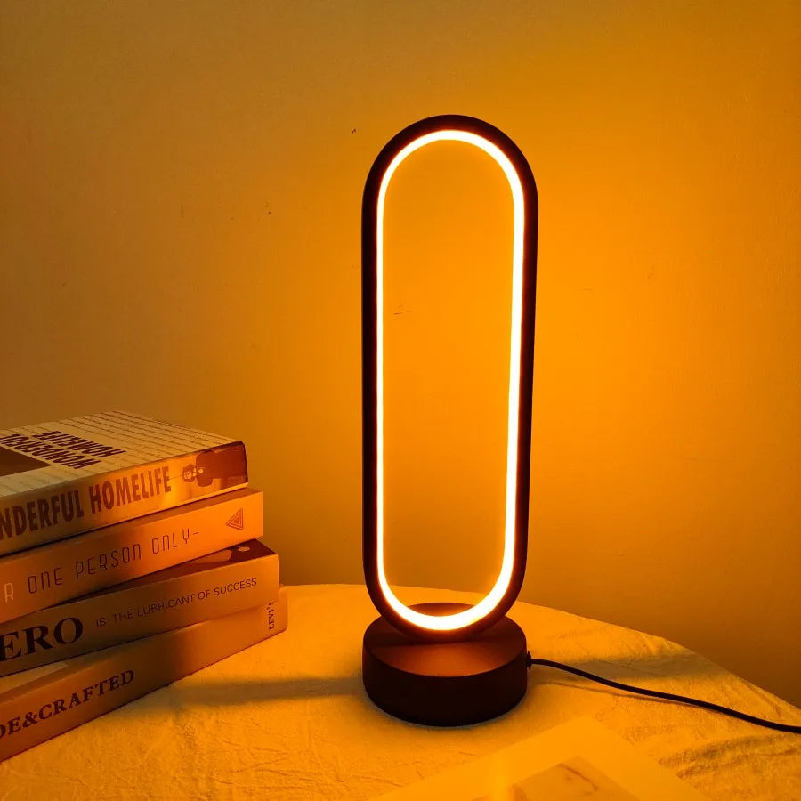 Tri-Glow Bedside Ring Lamp LED