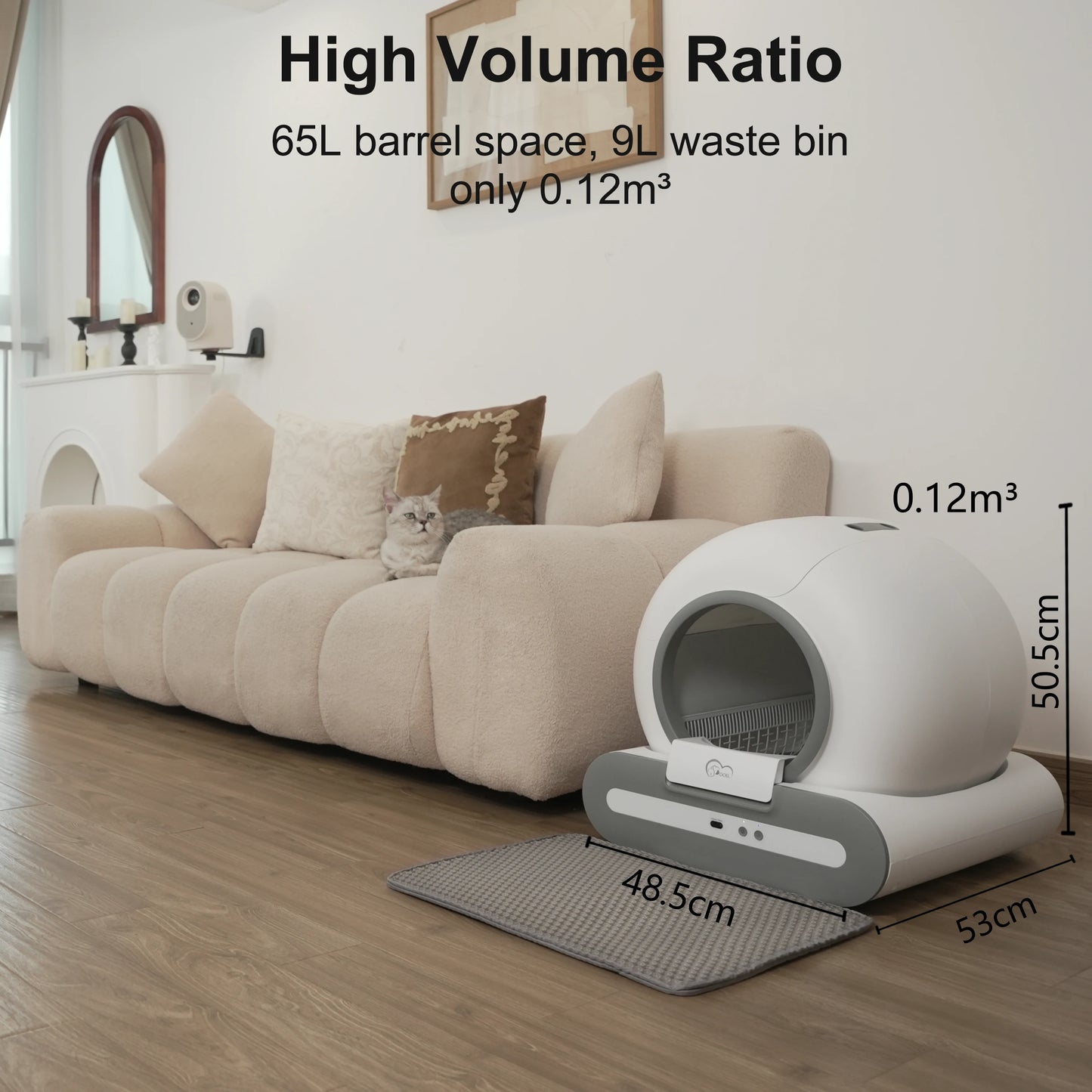Smart Litter Box App-Controlled