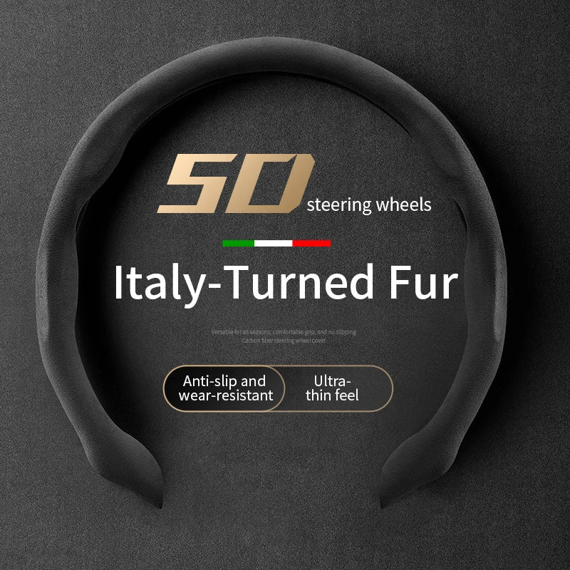 Italian Suede Grip Steer Cover