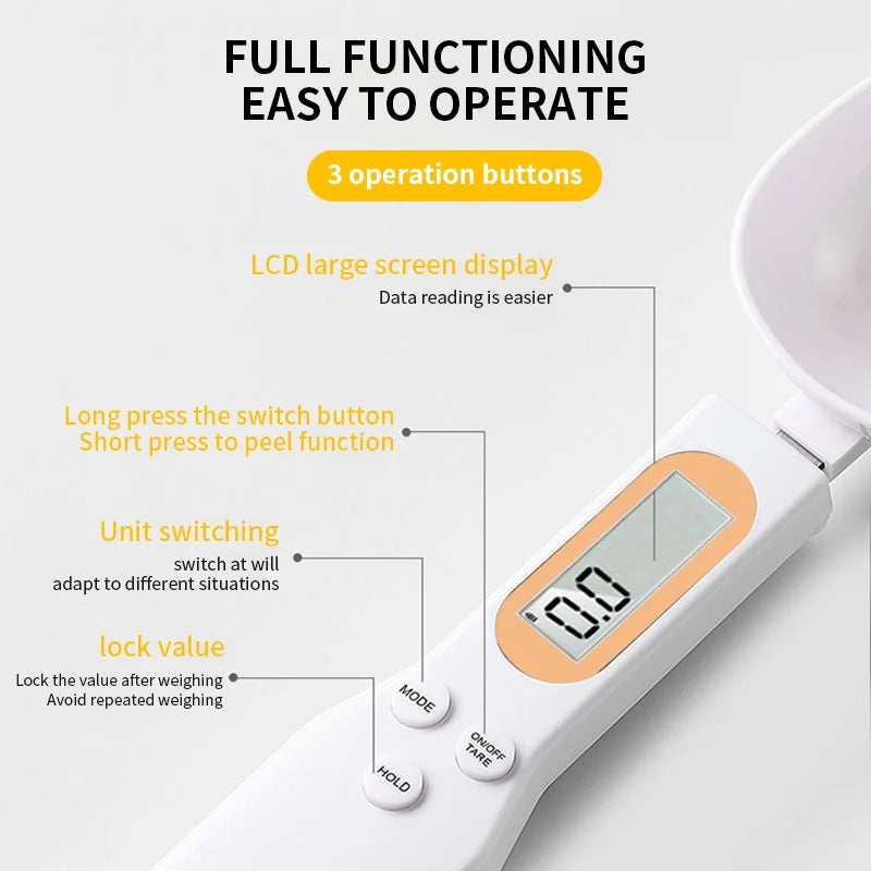 Smart Digital Kitchen Spoon Scale