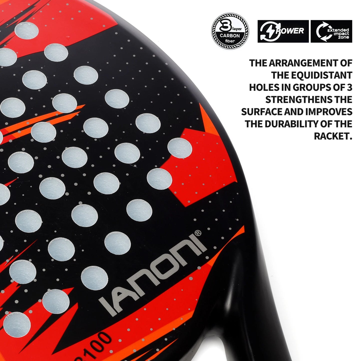 Carbon Power Padel Racket